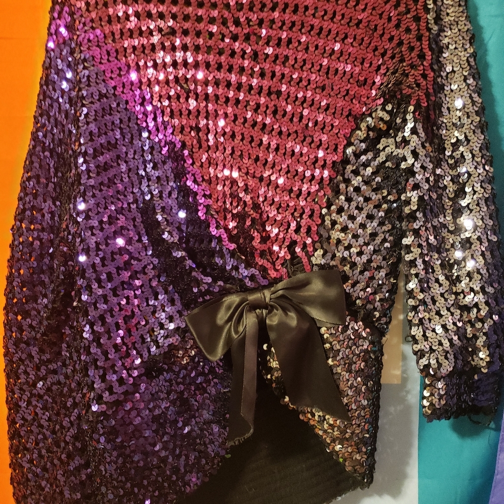 80s Sequin top
